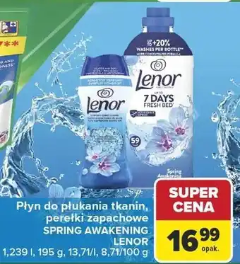 Carrefour Płyn do płukania tkanin, perełki zapachowe Lenor oferta