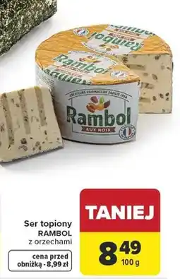 Carrefour Ser topiony Rambol z orzechami oferta