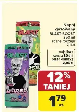 Carrefour Napój gazowany różne rodzaje oferta