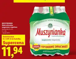 Lidl Woda mineralna magnezowo-wapniowa niskonasycona CO2 6-pak oferta