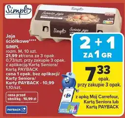 Carrefour Jaja ściółkowe oferta