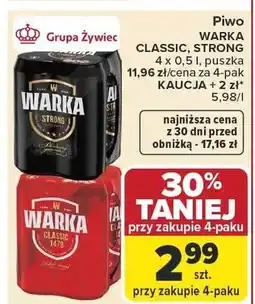Carrefour Piwo Classic, Strong oferta