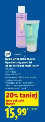 Lidl Żel lub żel-peeling do mycia twarzy różne rodzaje oferta