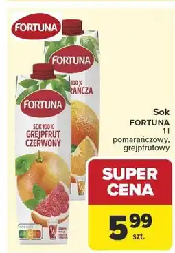 Carrefour Sok pomarańczowy, grejpfrutowy oferta