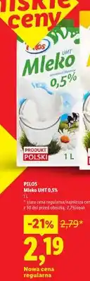 Lidl Mleko UHT 0,5% oferta