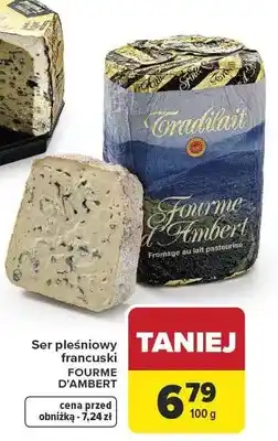 Carrefour Ser pleśniowy francuski Fourme d'Ambert oferta