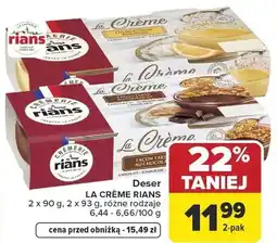 Carrefour Deser La Crème różne rodzaje oferta