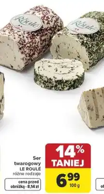 Ser twarogowy LE ROULE różne rodzaje
