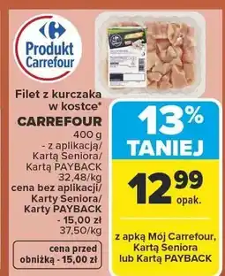 Carrefour Filet z kurczaka w kostkach oferta