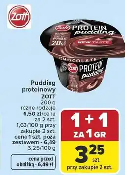 Carrefour Pudding proteinowy różne rodzaje oferta