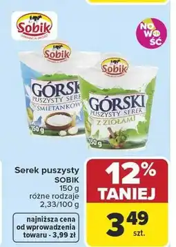 Carrefour Serek pusysty różne rodzaje oferta