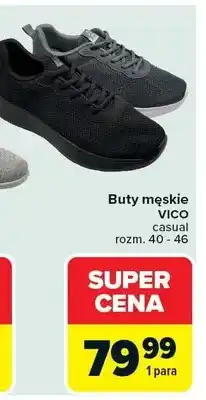 Carrefour Buty męskie Vico casual oferta