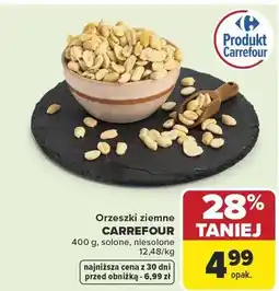 Carrefour Orzechy ziemne solone, niesolone oferta
