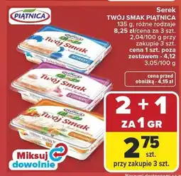 Carrefour Serek twój smak różne rodzaje oferta