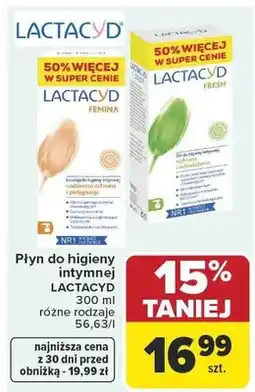 Carrefour Płyn do higieny intymnej różne rodzaje oferta