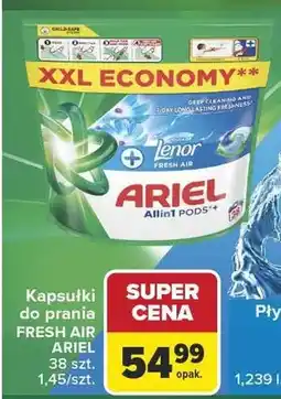 Carrefour Kapsułki do prania Fresh Air Ariel oferta