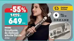 Biedronka Urządzenie do ondulacji włosów Dazzle złote oferta
