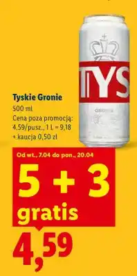 Lidl Piwo Gronie oferta