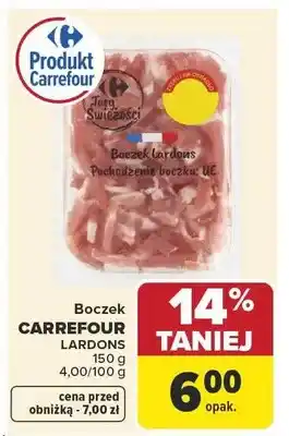 Carrefour Boczek lardons oferta