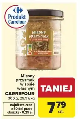 Carrefour Mięsny przysmak w sosie własnym oferta
