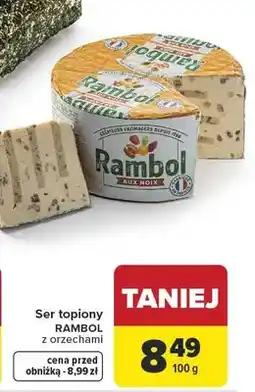Carrefour Ser topiony RAMBOL z orzechami oferta