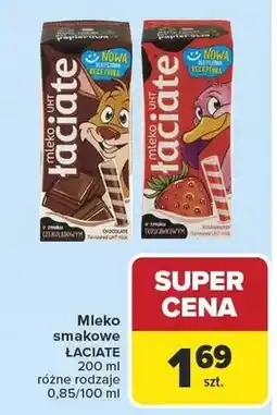 Carrefour Mleko smakowe różne rodzaje oferta