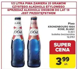 Carrefour Piwo Kronenbourg 1664 Rose, Blanc oferta