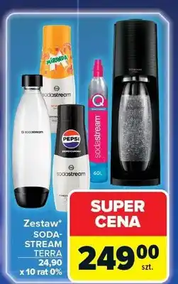 Carrefour Zestaw Sodastream Terra oferta