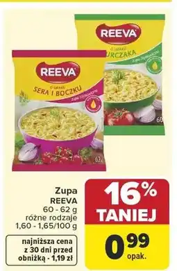 Carrefour Zupa Reeva różne rodzaje oferta