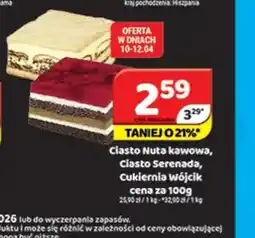 Delfin Cukiernia Wójcik Ciasto Nuta kawowa / Serenada oferta