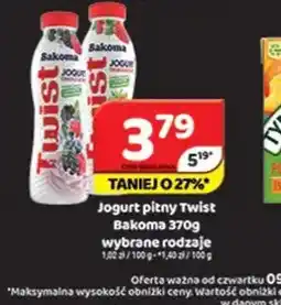 Delfin Bakoma Jogurt pitny Twist oferta