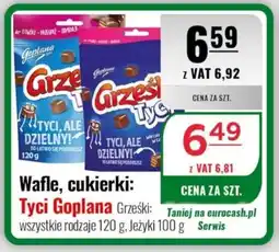 Eurocash Wafle, cukierki: Tyci Goplana Grześki / Jeżyki oferta