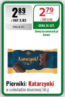 Eurocash Pierniki: Katarzynki w czekoladzie deserowej oferta
