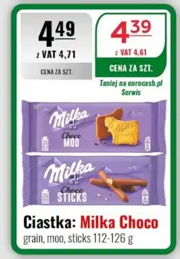 Eurocash Ciastka: Milka Choco grain, moo, sticks oferta