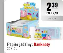 Eurocash Papier jadalny: Banknoty oferta