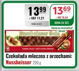 Eurocash Czekolada mleczna z orzechami: Nussbeisser oferta