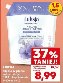 Kaufland LUKSJA Mydło w płynie różne rodzaje oferta