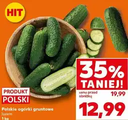 Kaufland Polskie ogórki gruntowe luzem oferta
