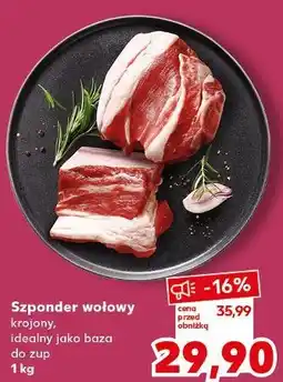 Kaufland Szponder wołowy krojony, idealny jako baza do zup oferta