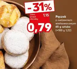 Kaufland Pączek z nadzieniem wieloowocowym 65 g sztuka oferta