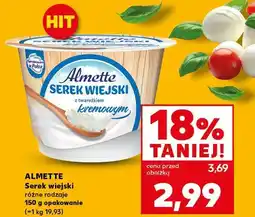 Kaufland ALMETTE Serek wiejski różne rodzaje 150 g opakowanie oferta