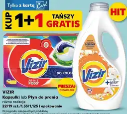 Kaufland Kapsułki lub Płyn do prania VIZIR oferta