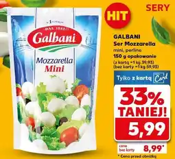 Kaufland GALBANI Ser Mozzarella mini, perline 150 g opakowanie oferta