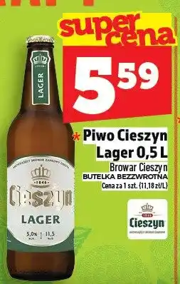 Topaz Piwo Cieszyn Lager oferta