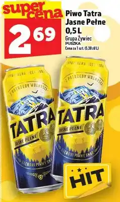 Topaz Piwo Tatra Jasne Pełne oferta