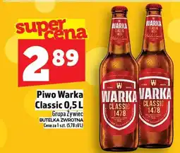 Topaz Piwo Warka Classic oferta