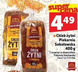 Topaz Chleb żytni z żurawiną Piekarnia Sokołowska oferta