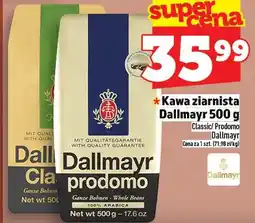 Topaz Kawa ziarnista Dallmayr Crema Classico/Prodomo oferta