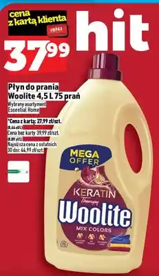 Topaz Płyn do prania Woolite 4.5 l, 75 prań oferta