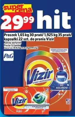 Topaz Proszek 1.65 kg 30 prań/ 1.925 kg 35 prań/ kapsułki 22 szt. do prania Vizir oferta